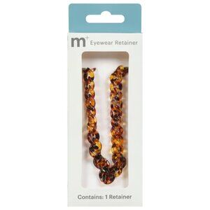 NIB M+ Eyewear Lucite Retainer Tortoise 24.8 inches